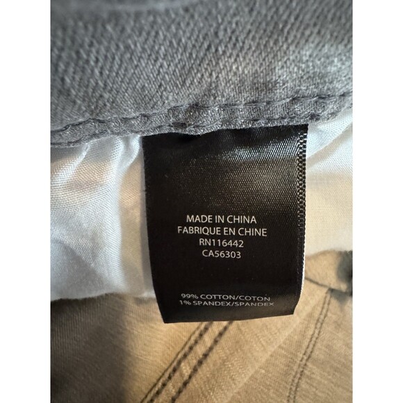 Ninth Hall Rogue Tapered Skinny Jeans Gray Smoke Print Distressed Streetwear 38 - Picture 9 of 12